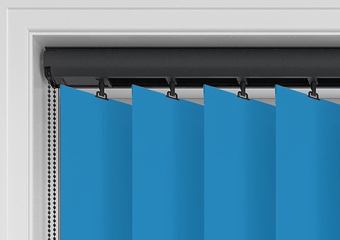 Trinity (FR Blackout), Cerulean - Vertical Blind - Image 14